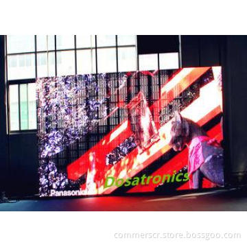 Stage Background Video P10.28MM LED Curtain Wall Advertisin